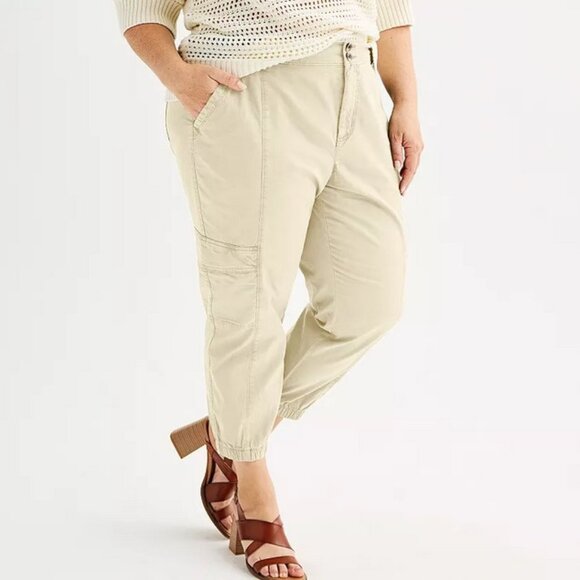 Sonoma Utility Capri Pants 24W - Picture 1 of 11